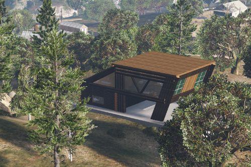 Modern Log House [YMAP / Map Editor / Menyoo]
