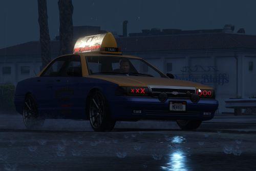 Modified taxi headlights and taillights replacement mod for GTA 5[REPLACE] [OIV]