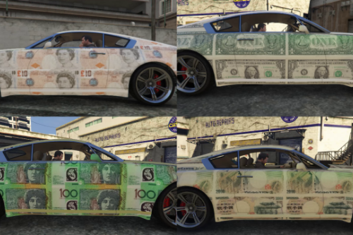 Money Car Texture Pack