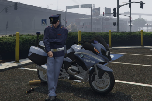 Moto Polizia Italiana 