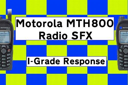 Motorola MTH800 radio SFX UK Police