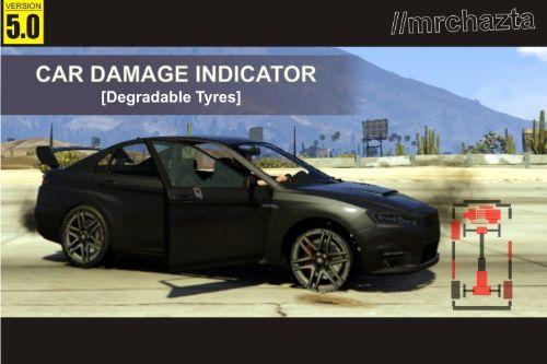 Car Damage Indicator [Degradable Tyres]