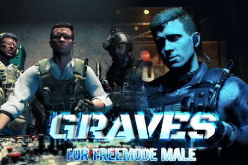 MWII Graves 2-in-1 Kit Pack for MP Male