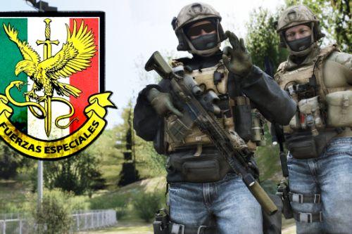 MWII Mexican Special Forces / Los Vaqueros Kit Pack for MP Male