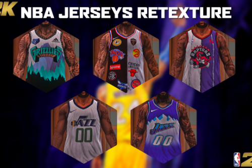 NBA Jerseys RETEXTURE pack 4