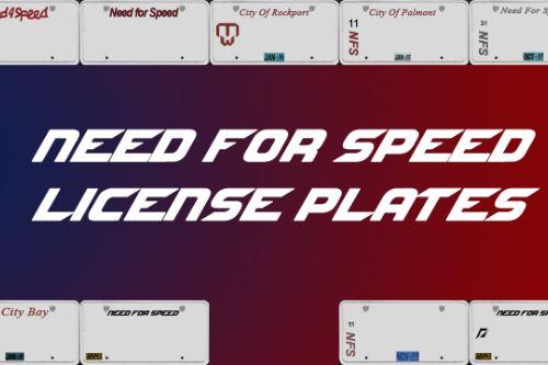 Need For Speed License Plates