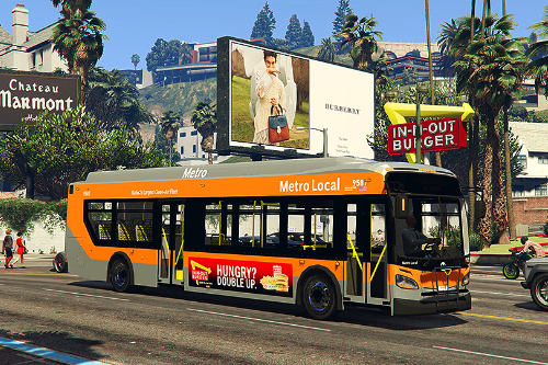 LA Metro Bus Skin for New Flyer Xcelsior