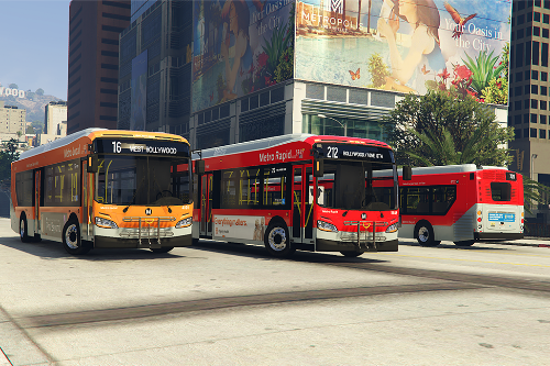 LA Metro Local Transit / Metro Rapid Liveries for New Flyer Xcelsior XD40 and XD60