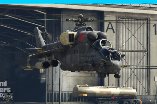 Handling for Mi-24P Hind