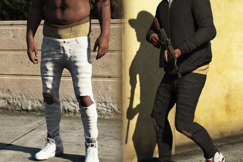 Sagged skinny jeans for Franklin 4ba9d5 tn