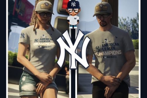 New York Yankees ALCS Shirt & Hat Pack (MP Male & Female)