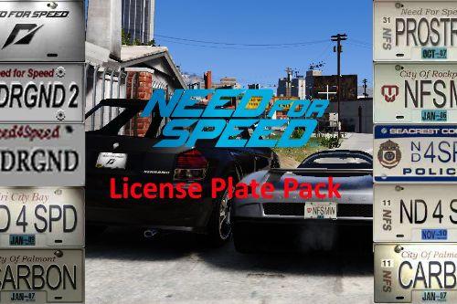 NFS License Plates [Add-On]