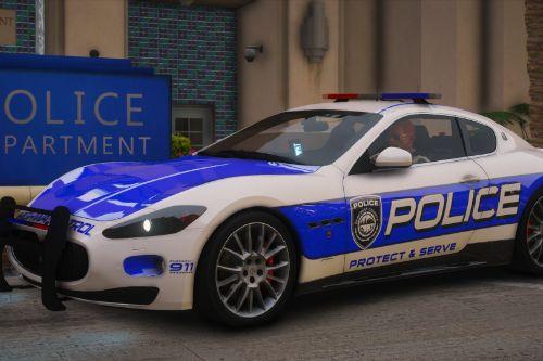 NFSHP: 2009 Maserati GranTurismo S SCPD [Add-On | NON ELS | Sounds | Template]