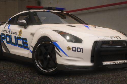 NFSHP: 2009 Nissan GT-R SpecV SCPD [Add-On | NON ELS | Sounds | Template]