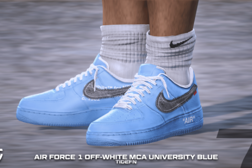 Nike Air Force 1 Low Off-White MCA University Blue for MP Male 