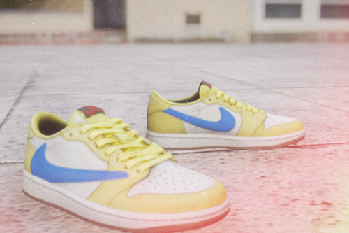 Nike Air Jordan 1 Low X Travis Scott "Canary" [MP Male/ MP Female]