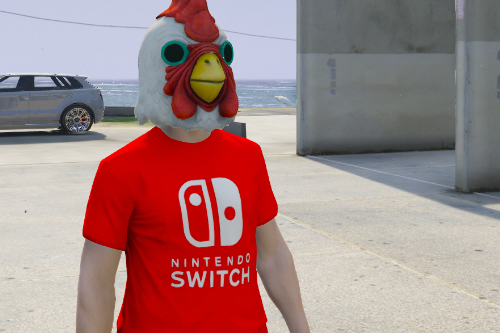 Nintendo Switch Shirt (Freemode Male)