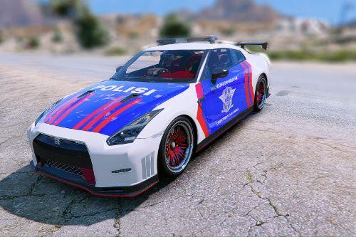 Nissan GT-R Nismo Indonesia Police Livery