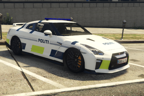 Nissan GTR 2017 - Danish Police - Marked [REPLACE] [ELS]