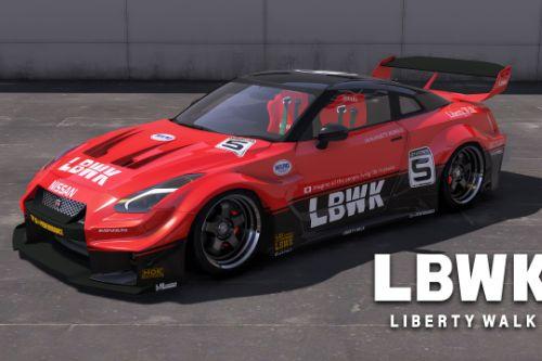 [Nissan GTR R35 Liberty Walk Silhouette]LB WORKS livery