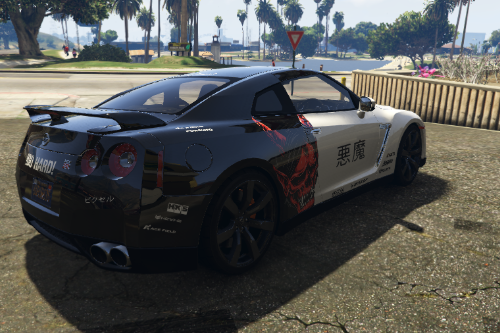 Nissan GTR (R35) // Streetrace style livery