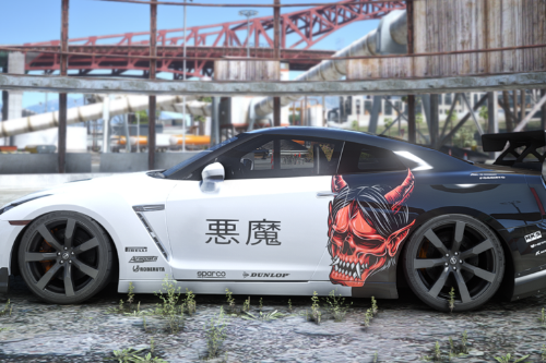 Nissan GTR (R35) Oni demon Streetrace livery