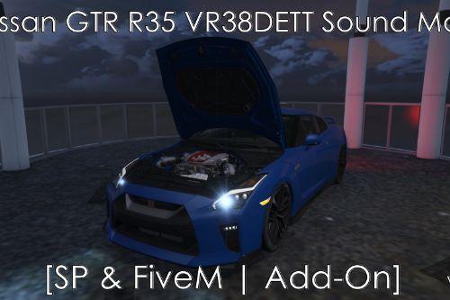 Nissan GTR R35 VR38DETT Sound Mod [Add-On SP / FiveM]