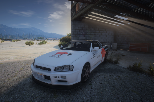 Nissan Skyline R34 sheepyrace livery / Racing style / Clean Livery