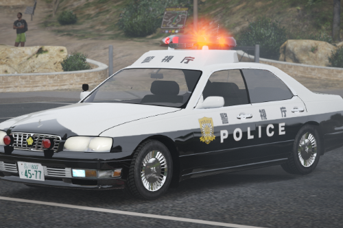 Nissan Y33Cedric Japanese Police Patrol Car 警視庁テクスチャ