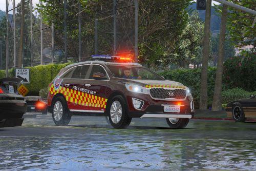 NSW Fire and rescue kia sorento