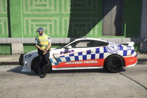 NSW New South Wales Highway Patrol Skin for Mustang gt350r