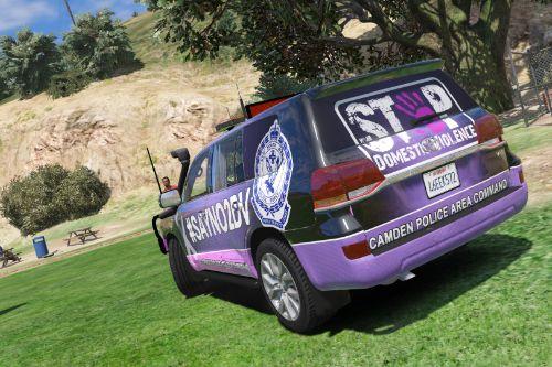NSW Police domestic violence promotional vehicle Australia