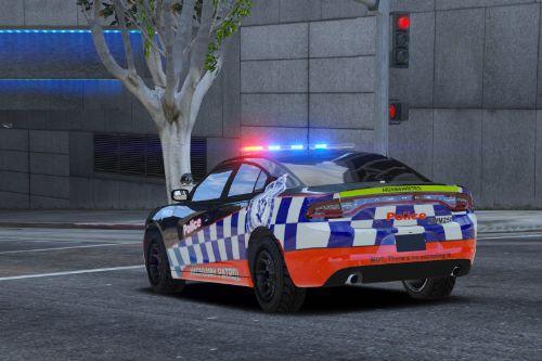 NSW Police highway patrol dodge charger 2018 (fictional)
