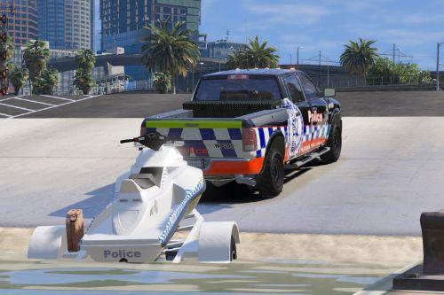 NSW Police marine area command dodge ram