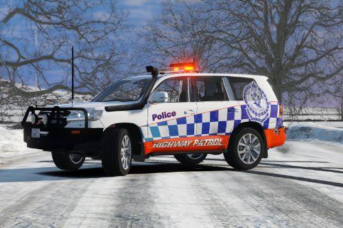 NSWPF new south wales highway patrol landcruiser australia