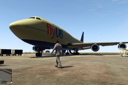 Old FlyUS for vanilla jumbo jet