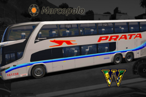Ônibus Viação Expresso de Prata Marcopolo G7 Paradiso 1800 DD Turismo Executivo Brasil São Paulo - Brazilian Tour Bus
