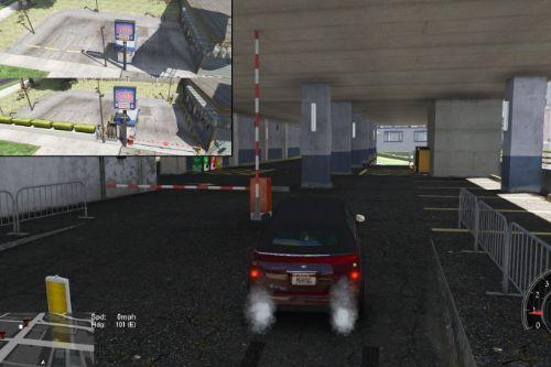 Open the parking barrier and Added parking barrier [YMAP]