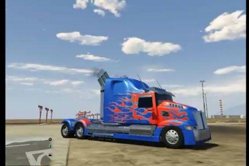 Optimus Prime Western Star Truck