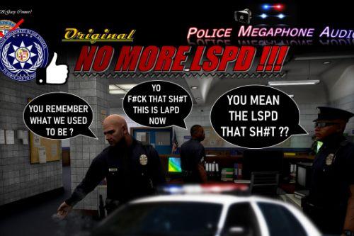 ORIGINAL LSPD Megaphone TO LAPD