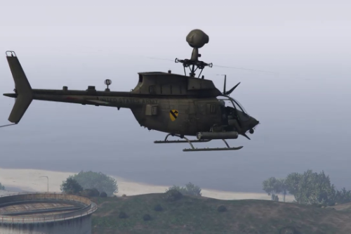 Paint for SkylineGTRFreak's OH-58D , His Originals, 1st Air Cav, Israel and fictional Russia