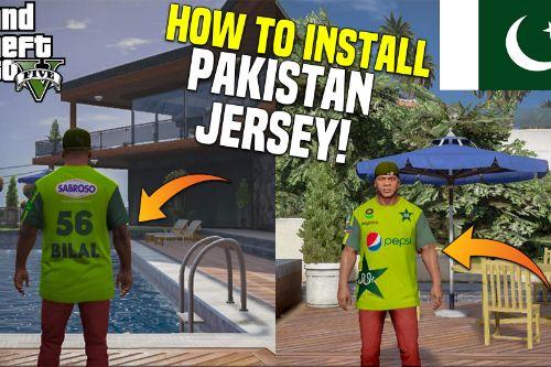 Pakistan T20I Jersey Shirt For Franklin 
