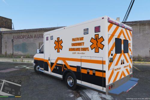 Paleto Ambulance  skin for Ford E450 LAFD Ambulance [4K]