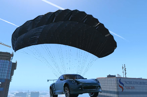 Parachute for All Civilian Vehicles 9f5234 parachutecar gtav modification