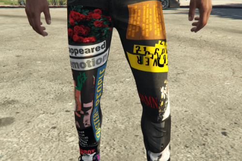 Patched Skinny jean for Franklin