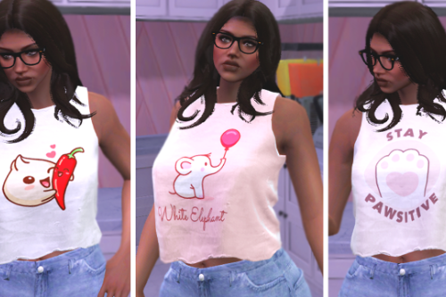 Pawsitively Cute Collection / Retextures for MP Female