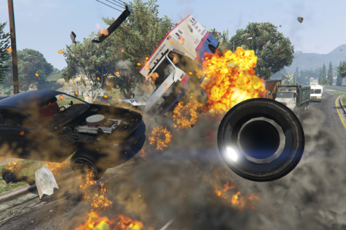 Ped eject on explosion