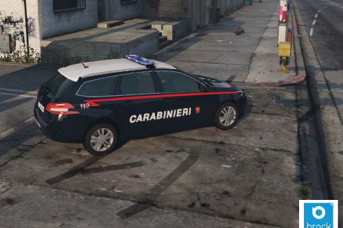 Peugeot 308 dei Carabinieri