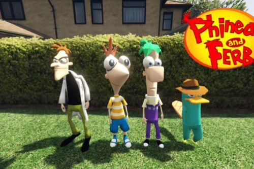 Phineas and Ferb Pack [Add-on ped]