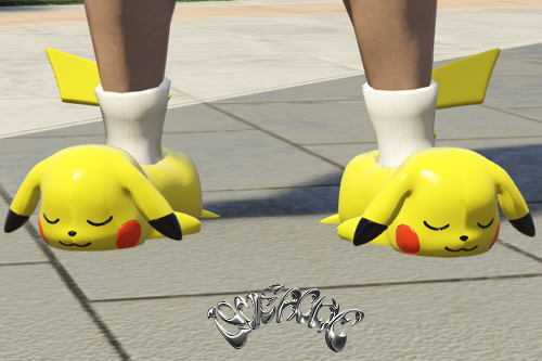 Pikachu Slippers for MP Female